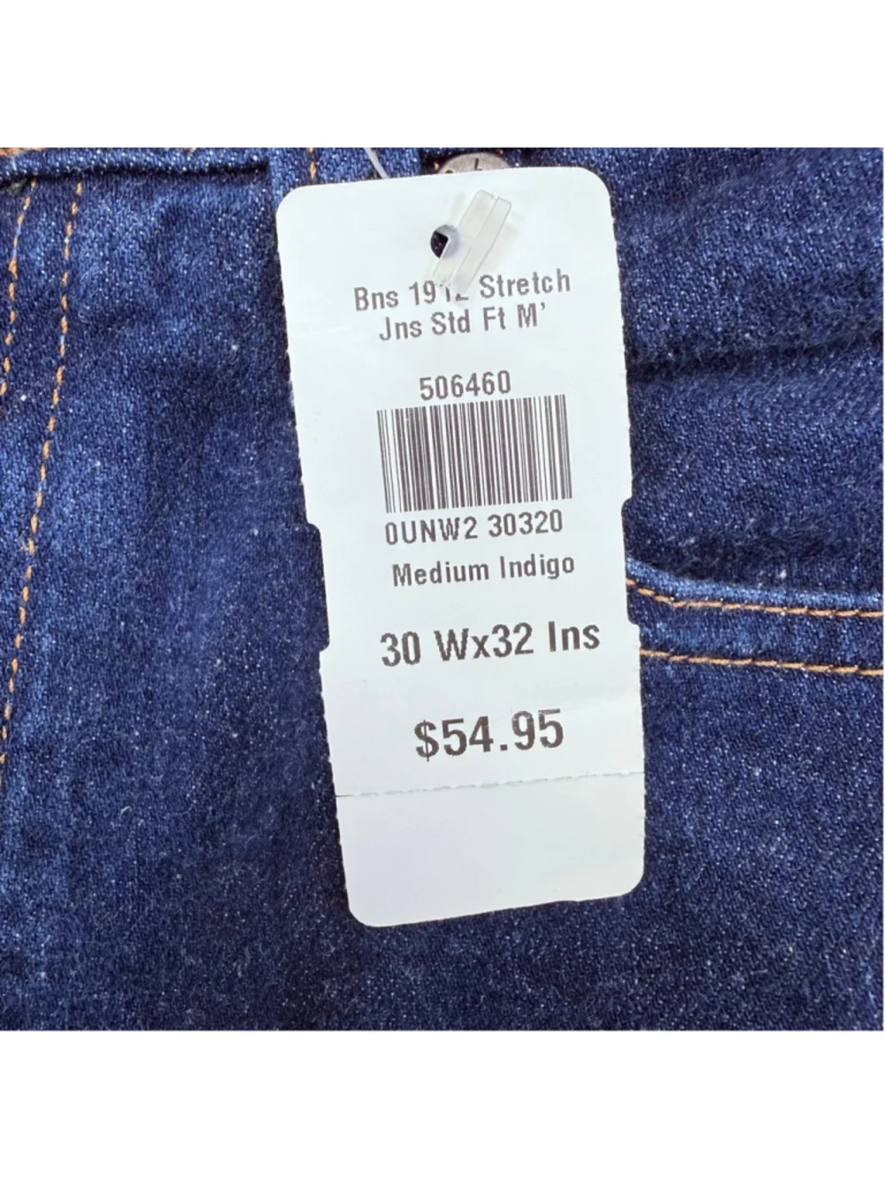 Men's LL Bean Blue Standard Fit Straight Jeans 30x32